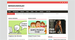 Desktop Screenshot of bangkusekolah.com